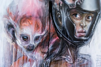 "Emotion Olympics" exposition de Herakut à la galerie Mathgoth du 15 mars au 20 avril 2019