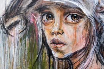 "Emotion Olympics" exposition de Herakut à la galerie Mathgoth du 15 mars au 20 avril 2019