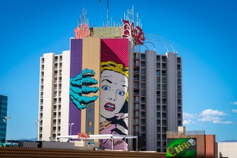 D*Face - Plaza Hotel and Casino - Main Street - Downtown Las Vegas - Avril 2019