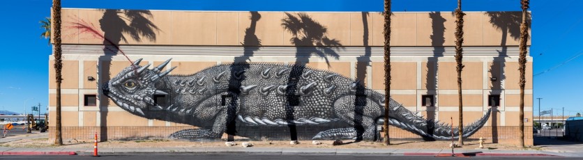 Roa - East Stewart Avenue - Downtown Las Vegas - Avril 2019