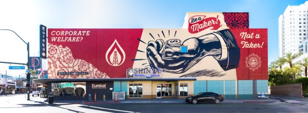 Shepard Fairey - North 6th Street - Downtown Las Vegas - Avril 2019