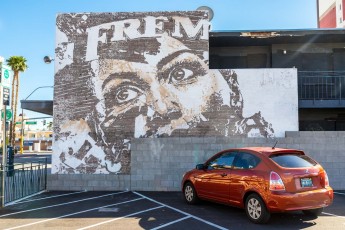 Vhils - North 7th Street - Downtown Las Vegas - Avril 2019