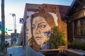 Vhils - Abbot Kinney Boulevard - Venice Beach - Los Angeles - Avril 2019