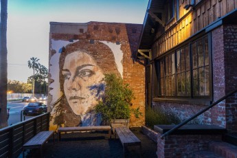 Vhils - Abbot Kinney Boulevard - Venice Beach - Los Angeles - Avril 2019