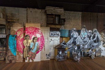 "Time capsule" exposition de Swoon à Fluctuart du 4 juillet au 22 septembre 2019