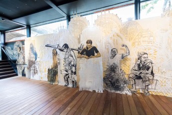 "Time capsule" exposition de Swoon à Fluctuart du 4 juillet au 22 septembre 2019