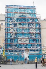 Shepard Fairey - The future is unwritten - Work in progress - Place Igor Stravinsky 04è - Juin 2019