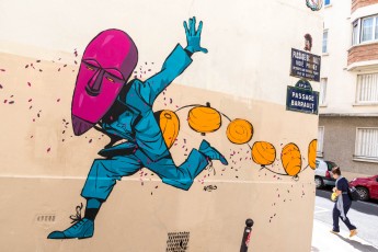 Rétro graffitism - Les Lézarts de la Bièvre - Passage Barrault 13è - Juin 2019