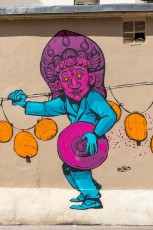 Rétro graffitism - Les Lézarts de la Bièvre - Rue des Gobelins 13è - Juin 2019