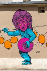 Rétro graffitism - Les Lézarts de la Bièvre - Rue des Gobelins 13è - Juin 2019