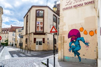 Rétro graffitism - Les Lézarts de la Bièvre - Rue des Gobelins 13è - Juin 2019