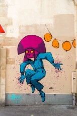 Rétro graffitism - Les Lézarts de la Bièvre - Rue des Gobelins 13è - Juin 2019