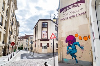 Rétro graffitism - Les Lézarts de la Bièvre - Rue des Gobelins 13è - Juin 2019