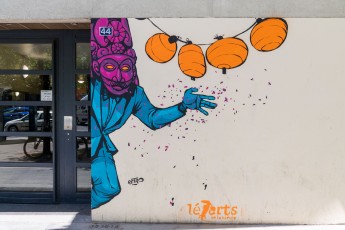 Rétro graffitism - Les Lézarts de la Bièvre - Avenue d'Italie 13è - Juin 2019