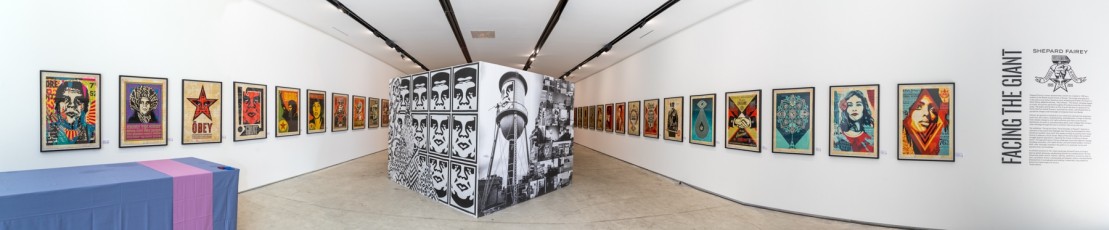 "Facing the giant" exposition de Shepard Fairey à la galerie Itinerrance du 22 juin 2019 au 20 juillet 2019