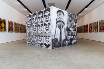 "Facing the giant" exposition de Shepard Fairey à la galerie Itinerrance du 22 juin 2019 au 20 juillet 2019