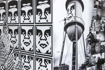 "Facing the giant" exposition de Shepard Fairey à la galerie Itinerrance du 22 juin 2019 au 20 juillet 2019