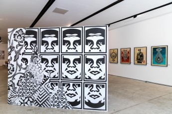 "Facing the giant" exposition de Shepard Fairey à la galerie Itinerrance du 22 juin 2019 au 20 juillet 2019