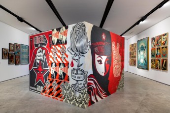 "Facing the giant" exposition de Shepard Fairey à la galerie Itinerrance du 22 juin 2019 au 20 juillet 2019