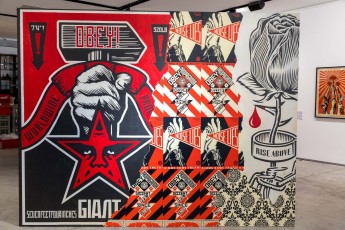 "Facing the giant" exposition de Shepard Fairey à la galerie Itinerrance du 22 juin 2019 au 20 juillet 2019