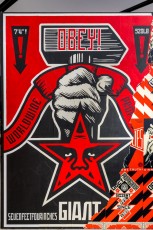 "Facing the giant" exposition de Shepard Fairey à la galerie Itinerrance du 22 juin 2019 au 20 juillet 2019