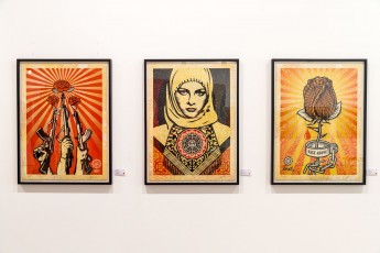 "Facing the giant" exposition de Shepard Fairey à la galerie Itinerrance du 22 juin 2019 au 20 juillet 2019