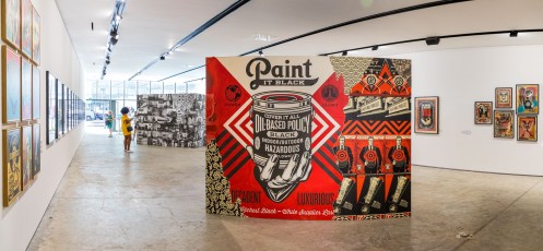 "Facing the giant" exposition de Shepard Fairey à la galerie Itinerrance du 22 juin 2019 au 20 juillet 2019