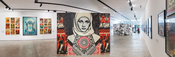 "Facing the giant" exposition de Shepard Fairey à la galerie Itinerrance du 22 juin 2019 au 20 juillet 2019