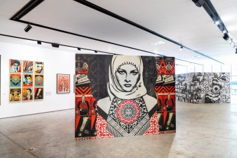 "Facing the giant" exposition de Shepard Fairey à la galerie Itinerrance du 22 juin 2019 au 20 juillet 2019