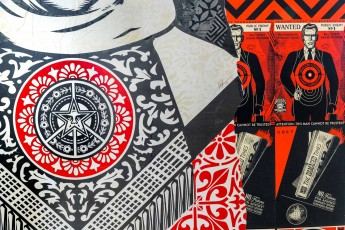 "Facing the giant" exposition de Shepard Fairey à la galerie Itinerrance du 22 juin 2019 au 20 juillet 2019