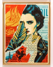 "Facing the giant" exposition de Shepard Fairey à la galerie Itinerrance du 22 juin 2019 au 20 juillet 2019