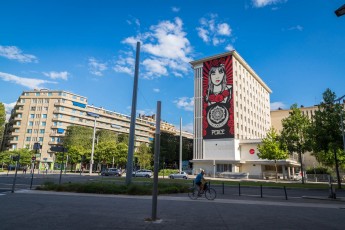 Shepard Fairey - Street Art Fest - Place Pasteur - Grenoble (38) - Juillet 2019