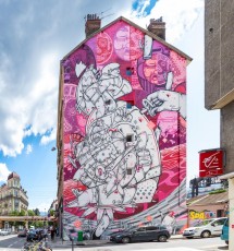 Hownosm -Street Art Fest -  Rue de Turenne - Grenoble (38) - Juillet 2019