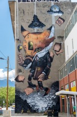 Veks Van Hillk -Street Art Fest -  Boulevard du Maréchal Lyautey - Grenoble (38) - Juillet 2019