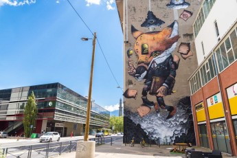 Veks Van Hillk -Street Art Fest -  Boulevard du Maréchal Lyautey - Grenoble (38) - Juillet 2019