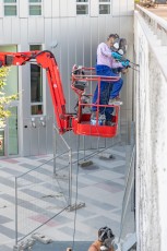 Vhils - Immeuble Skylight - La Défense (Puteaux - 92) - Work in progress - Septembre 2019