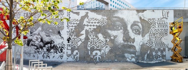 Vhils - Immeuble Skylight - La Défense (Puteaux - 92) - Work in progress - Septembre 2019