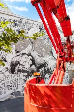 Vhils - Immeuble Skylight - La Défense (Puteaux - 92) - Work in progress - Septembre 2019