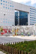 Vhils - Immeuble Skylight - La Défense (Puteaux - 92) - Work in progress - Septembre 2019