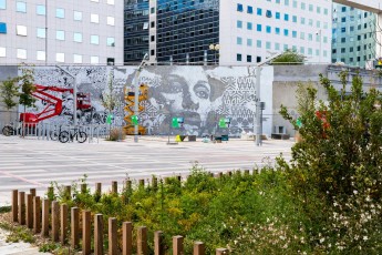 Vhils - Immeuble Skylight - La Défense (Puteaux - 92) - Work in progress - Septembre 2019