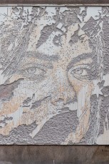 Vhils - Hôpital Lariboisière - Rue Ambroise Paré 10è - Septembre 2019