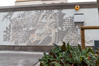 Vhils - Hôpital Lariboisière - Rue Ambroise Paré 10è - Septembre 2019