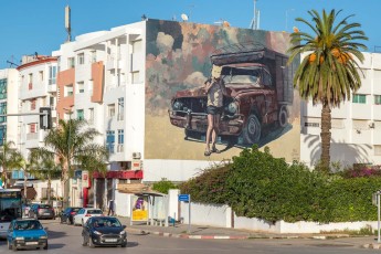 Milu Correch - Avenue Ibn Al Ouazzani - Jidar Festival - Rabat (Maroc)