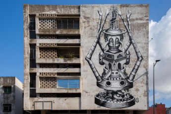 Phlegm - Rue Al Hoceima - Jidar Festival - Rabat (Maroc)