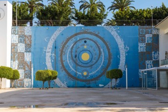 Tarek Benaoum - Bibliothèque Nationale - Avenue Ibn Khaldoun - Jidar Festival - Rabat (Maroc)