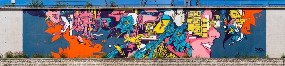 Kanos - Rêver son horizon - Parc du Pont de Flandre 19è - Mai 2020