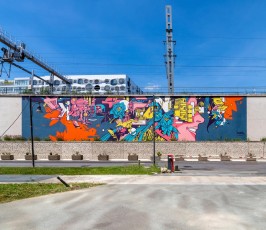 Kanos - Rêver son horizon - Parc du Pont de Flandre 19è - Mai 2020