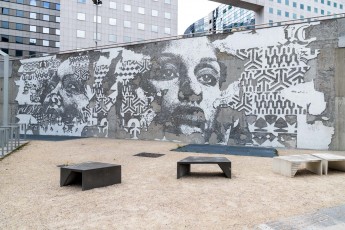 Vhils - Immeuble Skylight - La Défense (Puteaux - 92) - Juillet 2020