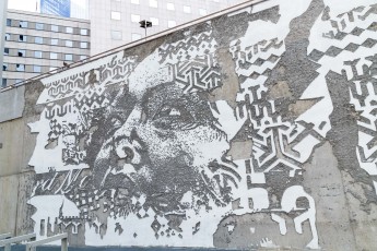 Vhils - Immeuble Skylight - La Défense (Puteaux - 92) - Juillet 2020