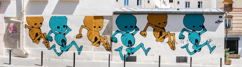 Rétrograffitism - Rue Jean-Baptiste Dumay 20è - Mai 2020
